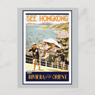 Travel Hong Kong Riviera Of The Orient Postcard