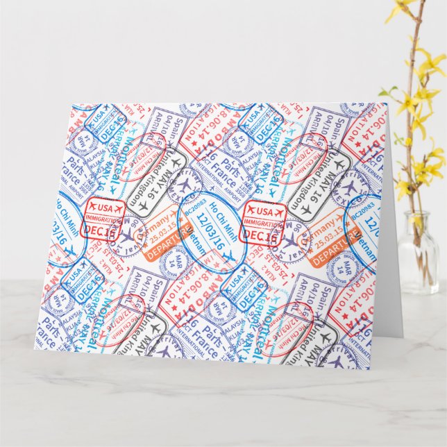 Travel icon card (Yellow Flower)