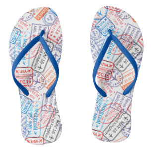 Travel icon flip flops