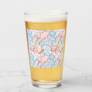 Travel icon glass
