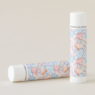 Travel icon lip balm