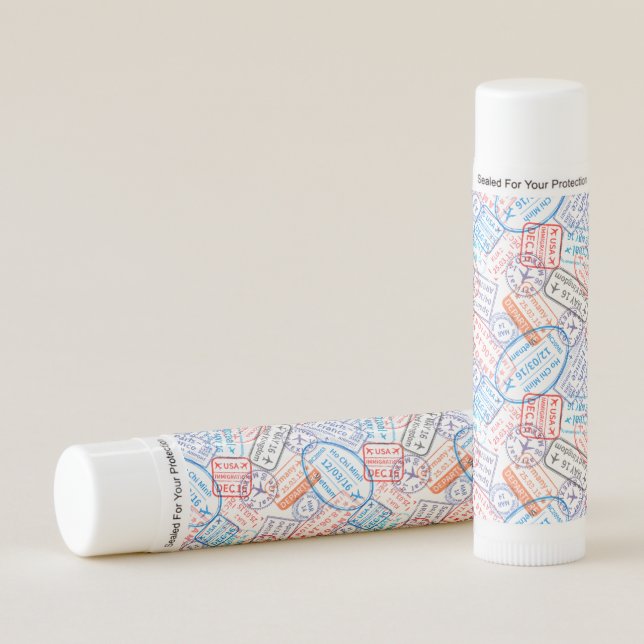 Travel icon lip balm (Front)