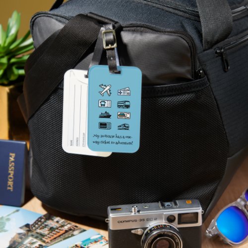 Travel in Style Luggage Tag
