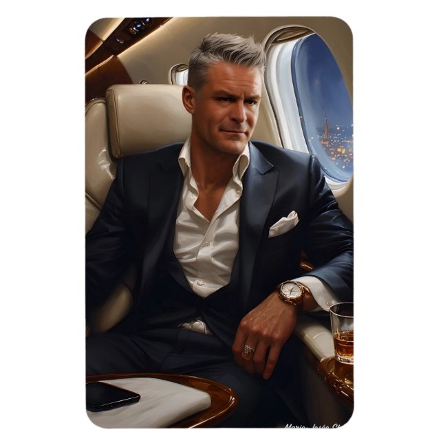 Travel in Style Magnet (Vertical)