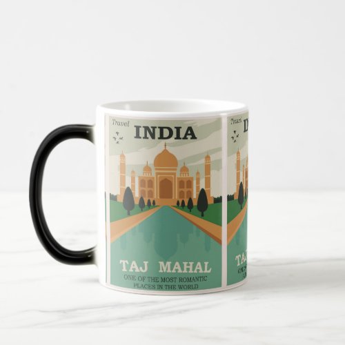 Travel India Taj Mahal  Magic Mug