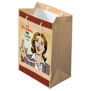 Travel Is Life Gift Bag