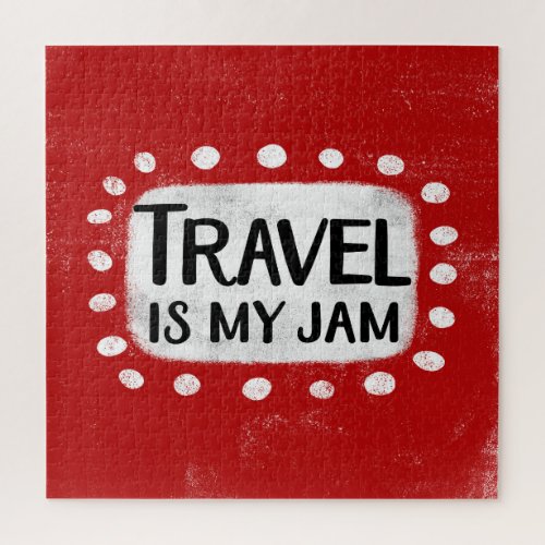 Travel Is My Jam Jigsaw Puzzle