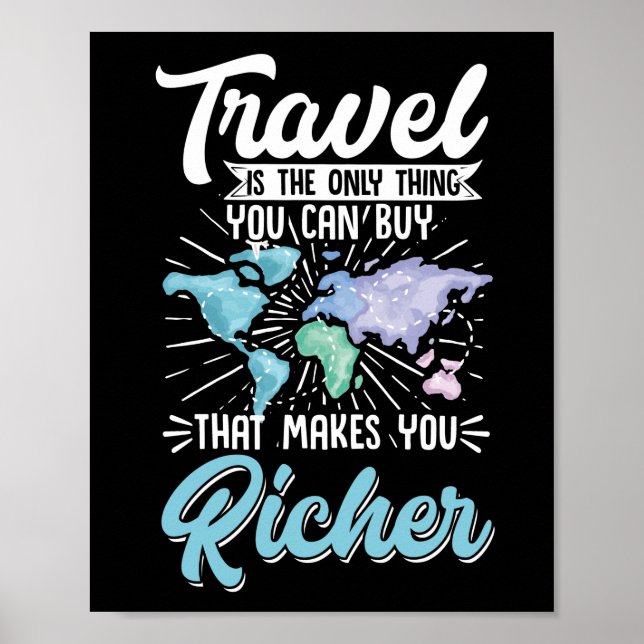 Travel Is The Only Thing You Can Buy That Makes Poster (Front)