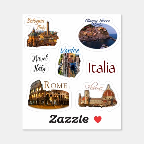 Travel Italy Collection Sticker