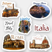 Travel Italy Collection Sticker (Front)