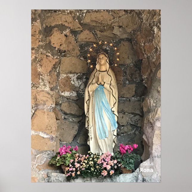 Travel | Italy - Rome, Madonna Shrine Poster (Front)