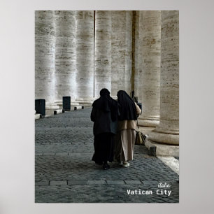 Travel Italy -- Vatican City, St. Peters Square Poster