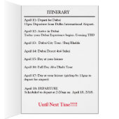 Travel Itinerary (Inside (Right))
