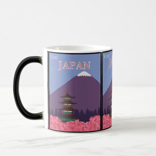 Travel Japan Mount Fuji Magic Mug