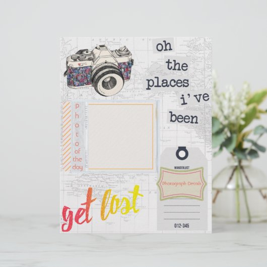 Travel Journal "Picture Of The Day" HorizontalPage (Standing Front)