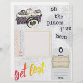 Travel Journal "Picture Of The Day" HorizontalPage (Front/Back)