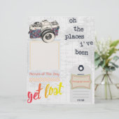 Travel Journal "Picture Of The Day" Vertical Page (Standing Front)