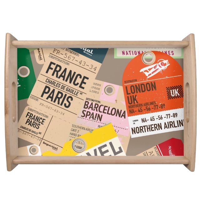 Travel journal serving tray (Front)