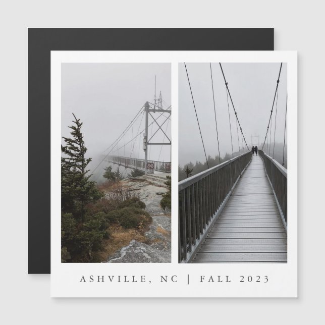 Travel Keepsake Photo Magnets  (Front/Back)