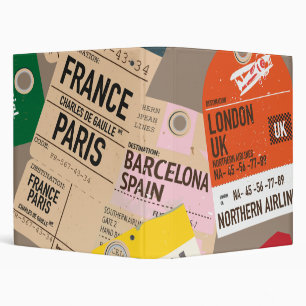 Travel Locations Pattern Binder