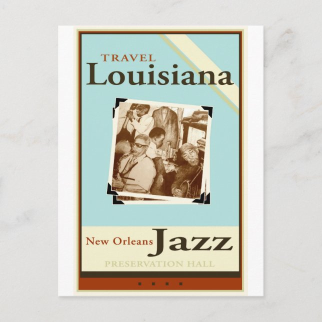 Travel Louisiana Postcard (Front)