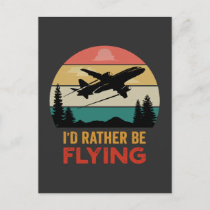 Travel Lover Airplane Adventure Holiday Postcard