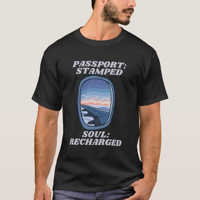  Travel Lover Fun Exploration T-Shirt (Front)