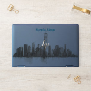 Travel lover personalize your name HP laptop skin
