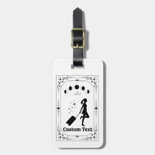 Travel Lover Tarot Whimsy Feminist Friend Trendy Luggage Tag