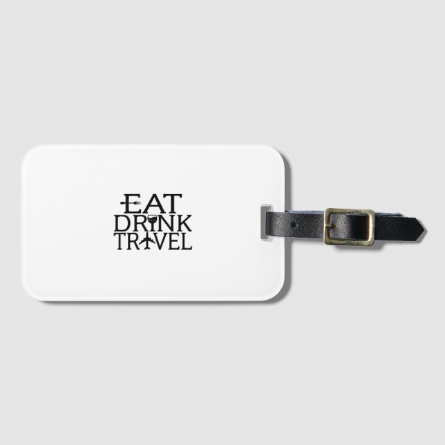 Travel Luggage Tag (Front Horizontal)