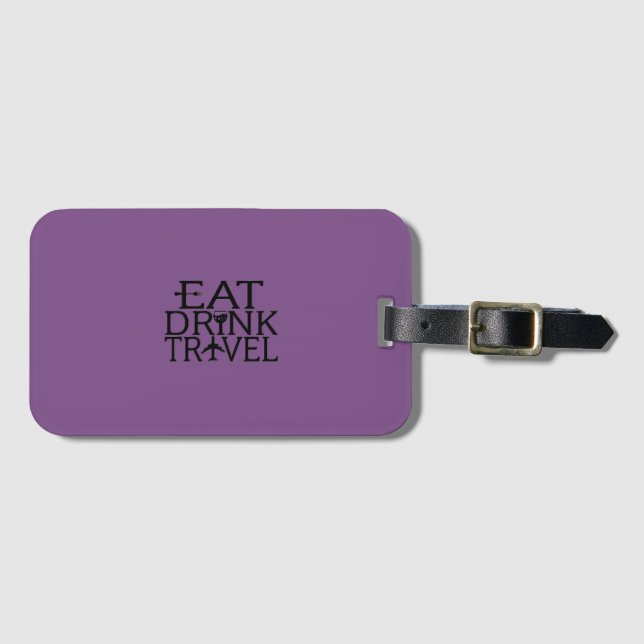 Travel Luggage Tag (Front Horizontal)