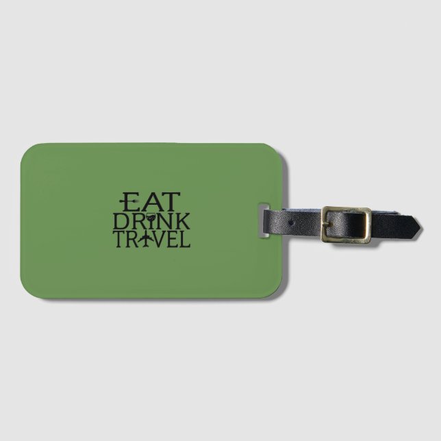 Travel Luggage Tag (Front Horizontal)