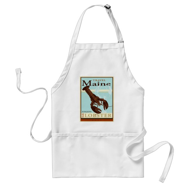 Travel Maine Adult Apron (Front)