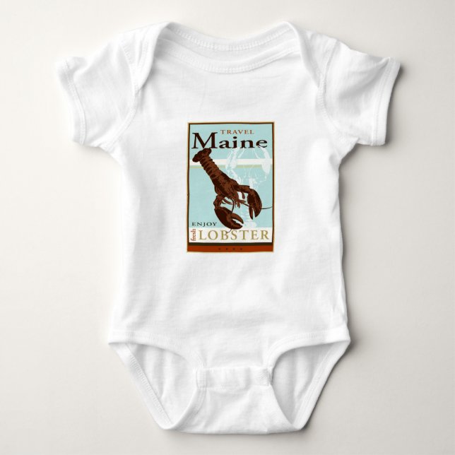 Travel Maine Baby Bodysuit (Front)