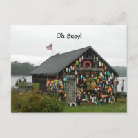 Travel Maine Lobster buoys Oh Buoy shack view PC