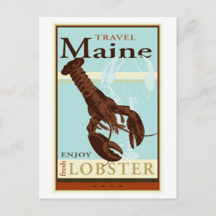 Travel Maine Postcard