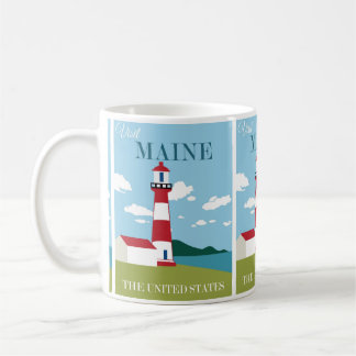 Travel Maine, USA: Holiday Destination Coffee Mug