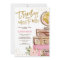 Travel Map Bridal Shower / Pink Gold Floral
