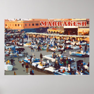 Travel Marrakesh Poster