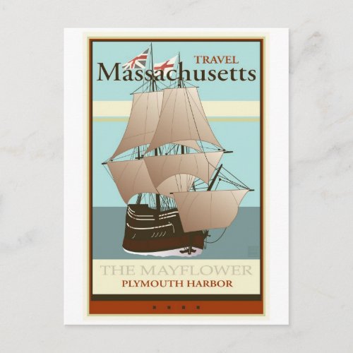 Travel Massachusetts Postcard