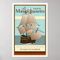 Travel Massachusetts Poster