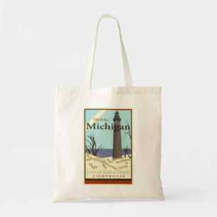 Travel Michigan Tote Bag