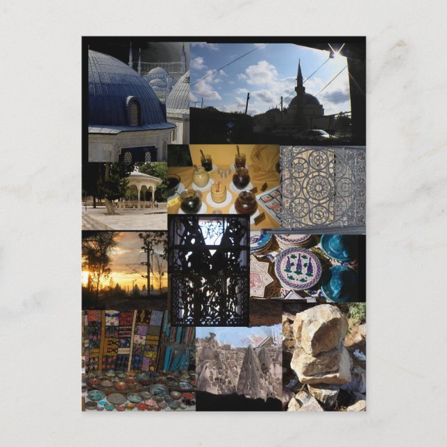 Travel Montage Postcard (Front)