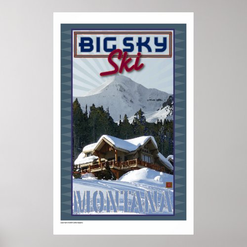 TRAVEL_Montana_Big Sky Poster