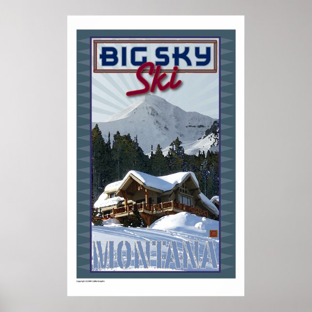 TRAVEL-Montana-Big Sky Poster (Front)
