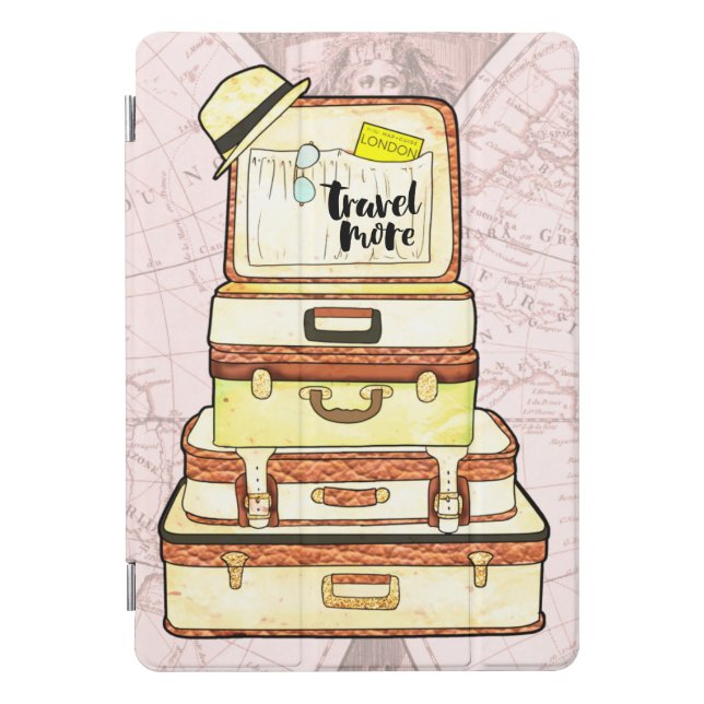 Travel More Suitcases iPad Pro Cover (Front)