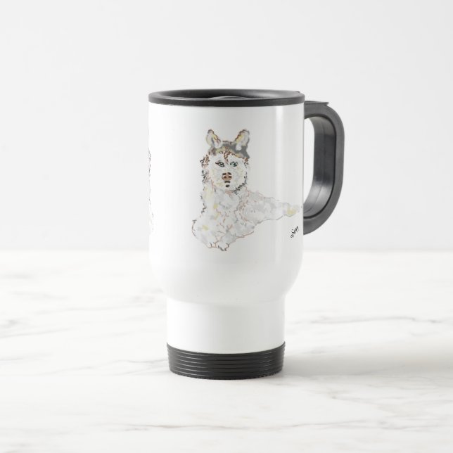 Travel Mug : Best Buddies (Front Right)
