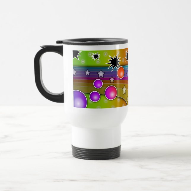 Travel Mug - BIG BANG BLACK HOLES POP ART (Left)