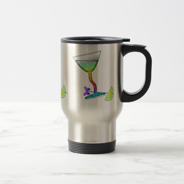TRAVEL MUG - BUTTERFLY MARTINI (Right)