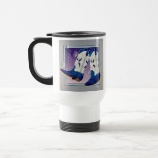 Travel Mug, Cup - Electric Slide Cowboy Boots